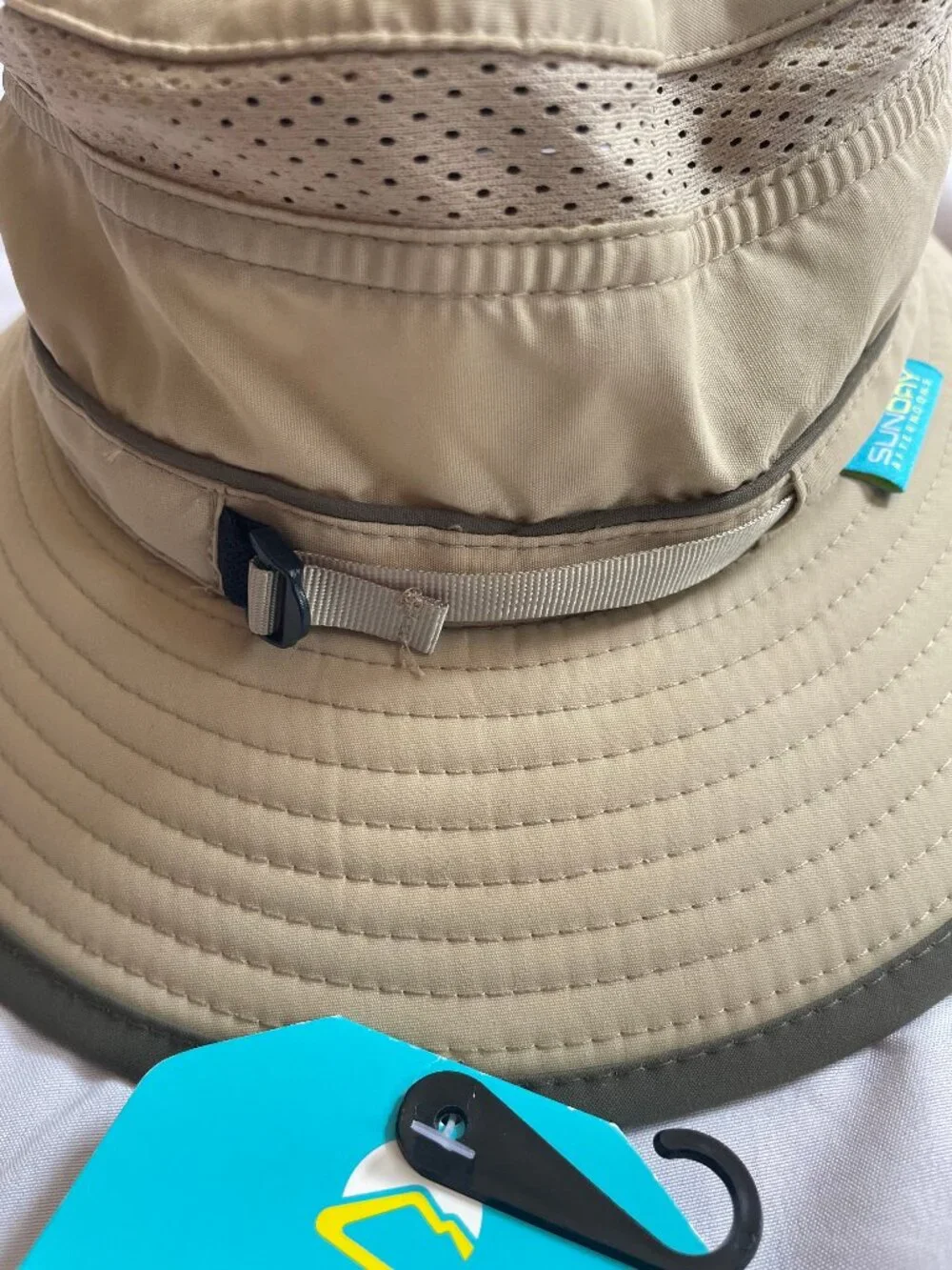 Kids Hat - Sunday Afternoons, Sun Hat - UPF 50+, Size L (5-12 yrs), Tan NWT